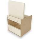 Open exotennestkast DxBxH 12x12.5x12 cm