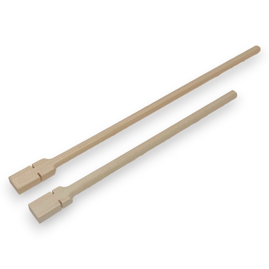 Palo de madera atornillable