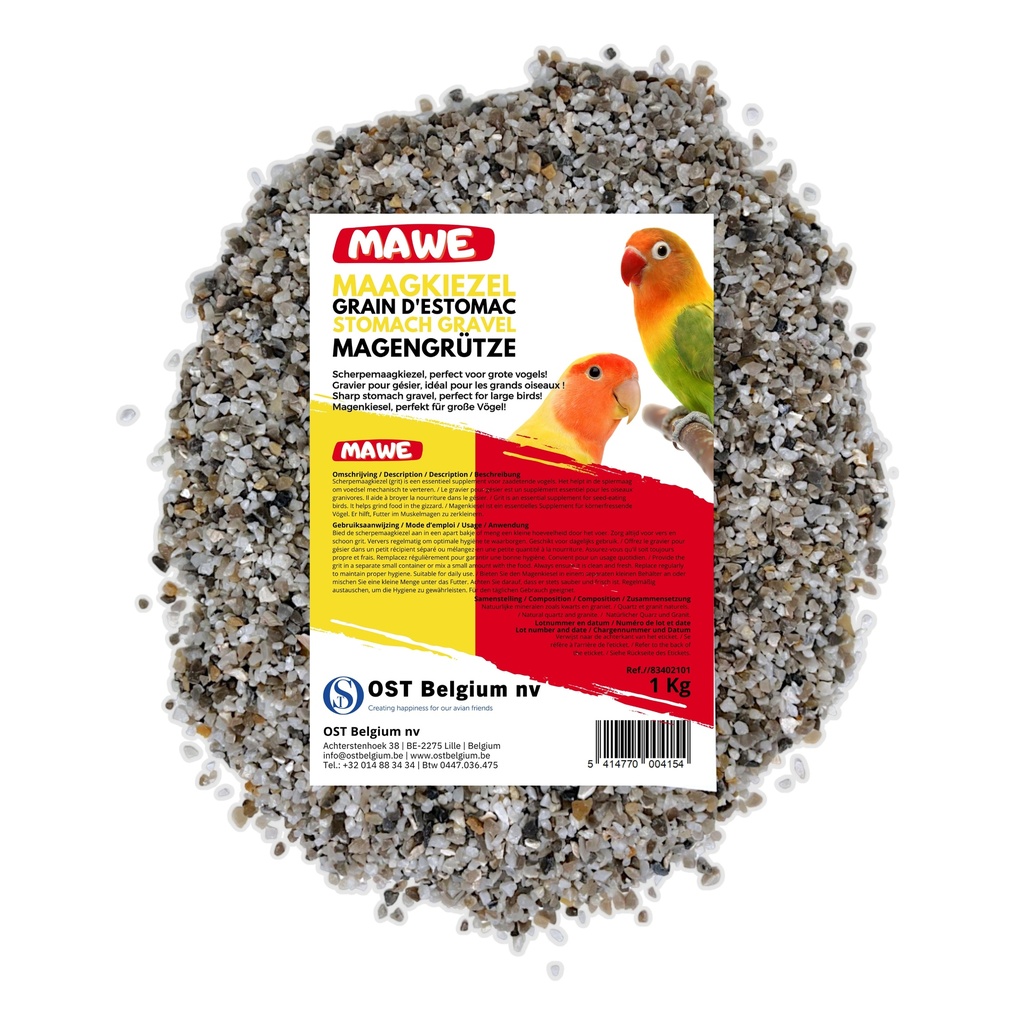 Magengrütze für große Vögel