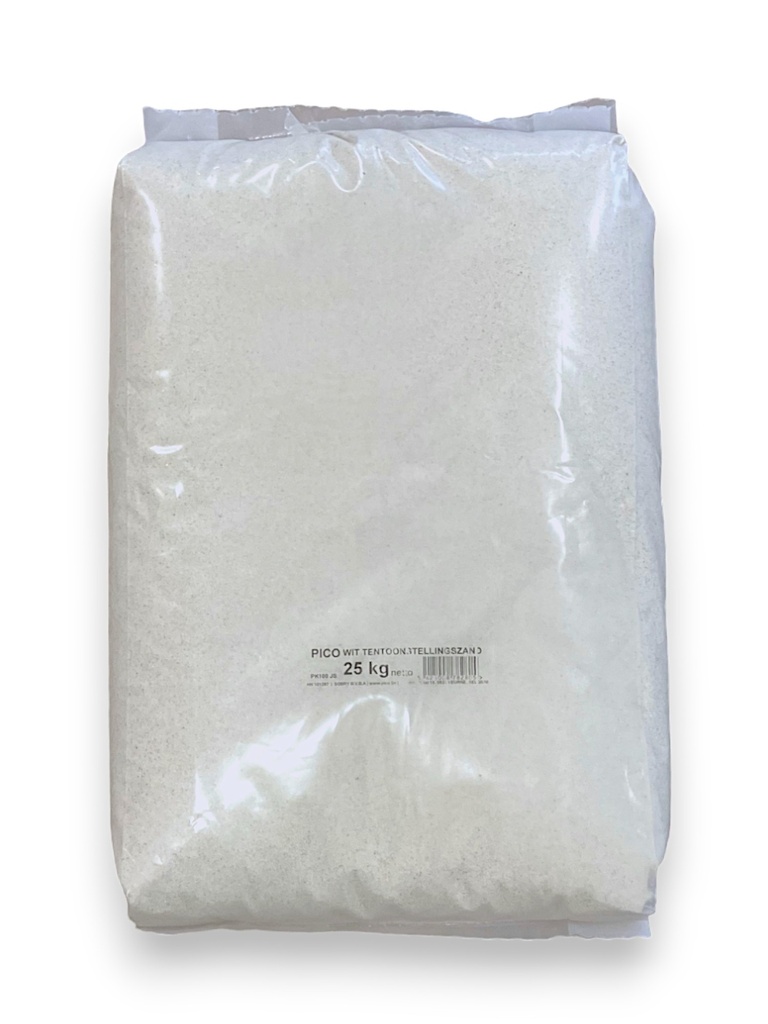 [83401200] Areia de exposição 25 kg branca