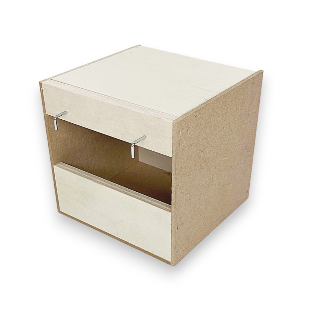 [87112071] Offener exotischer Nistkasten TxBxH 12x12,5x12 cm