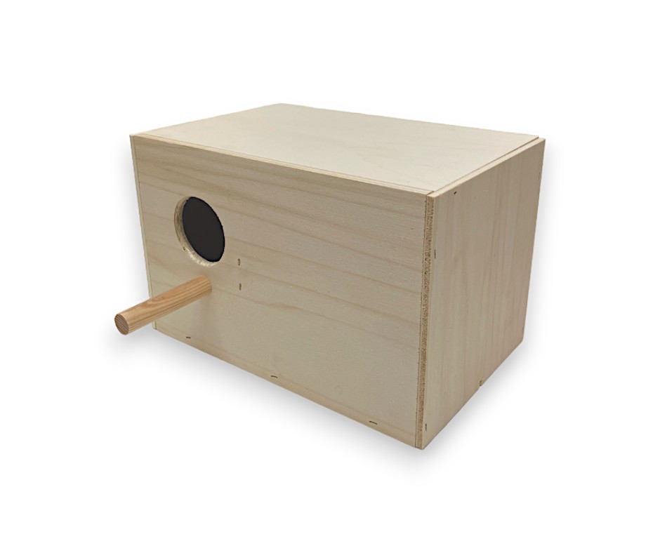 [87113021] Lęgówka nierozłączek duża DxSxW 16x25x16 cm