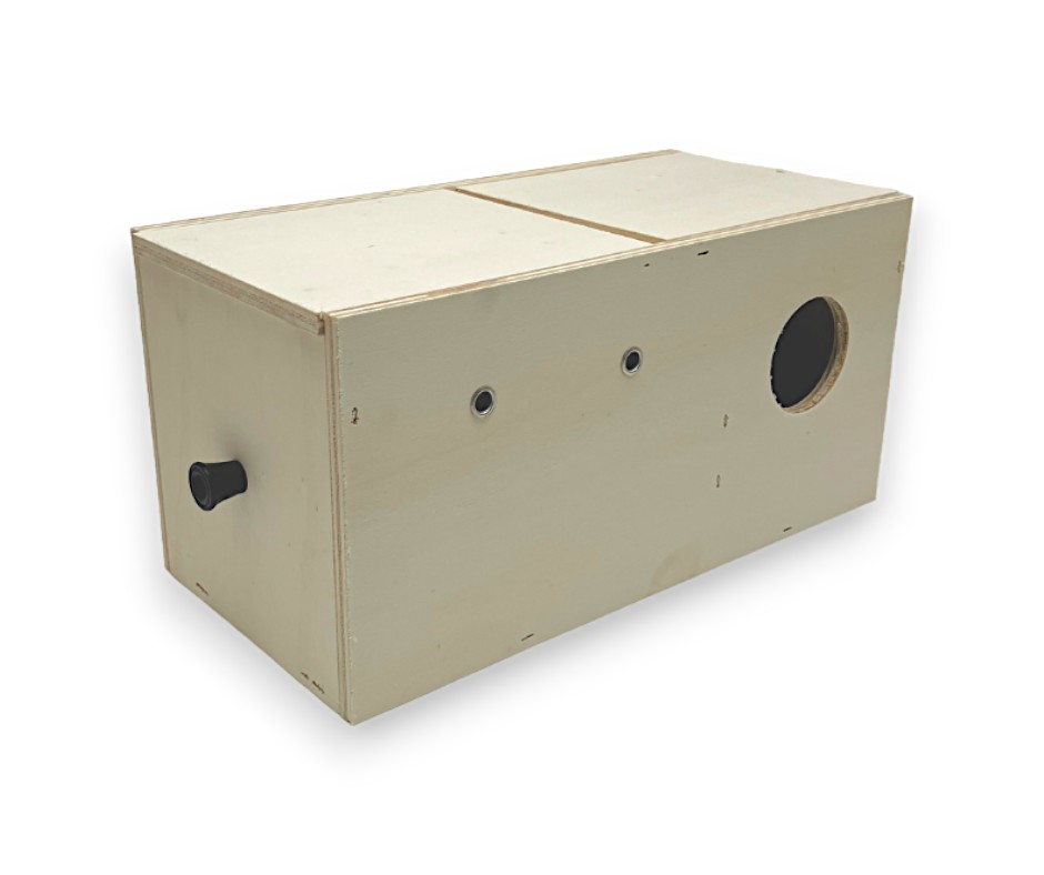 Lovebird nest box large no.2 DxWxH 14.5x29.5x14.5 cm