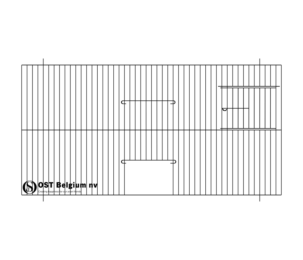 [89930611Z] Frontales 60x30cm Negro (Door + Revolving door)
