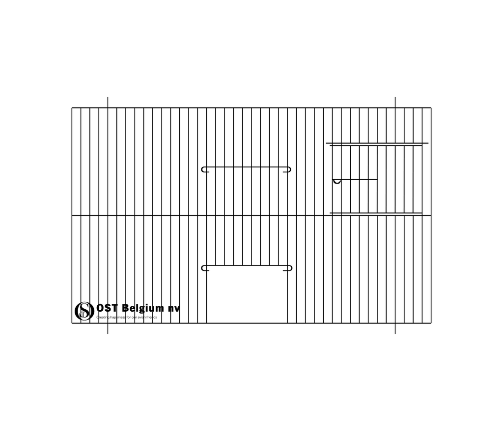 [89930511Z] Frentes 50x30cm Preto (Door + Revolving door)