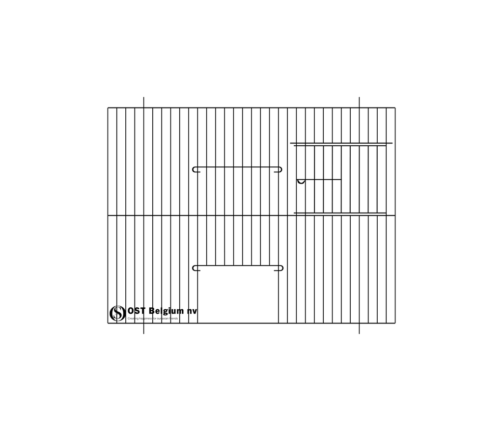 Façades 40x30cm Noir