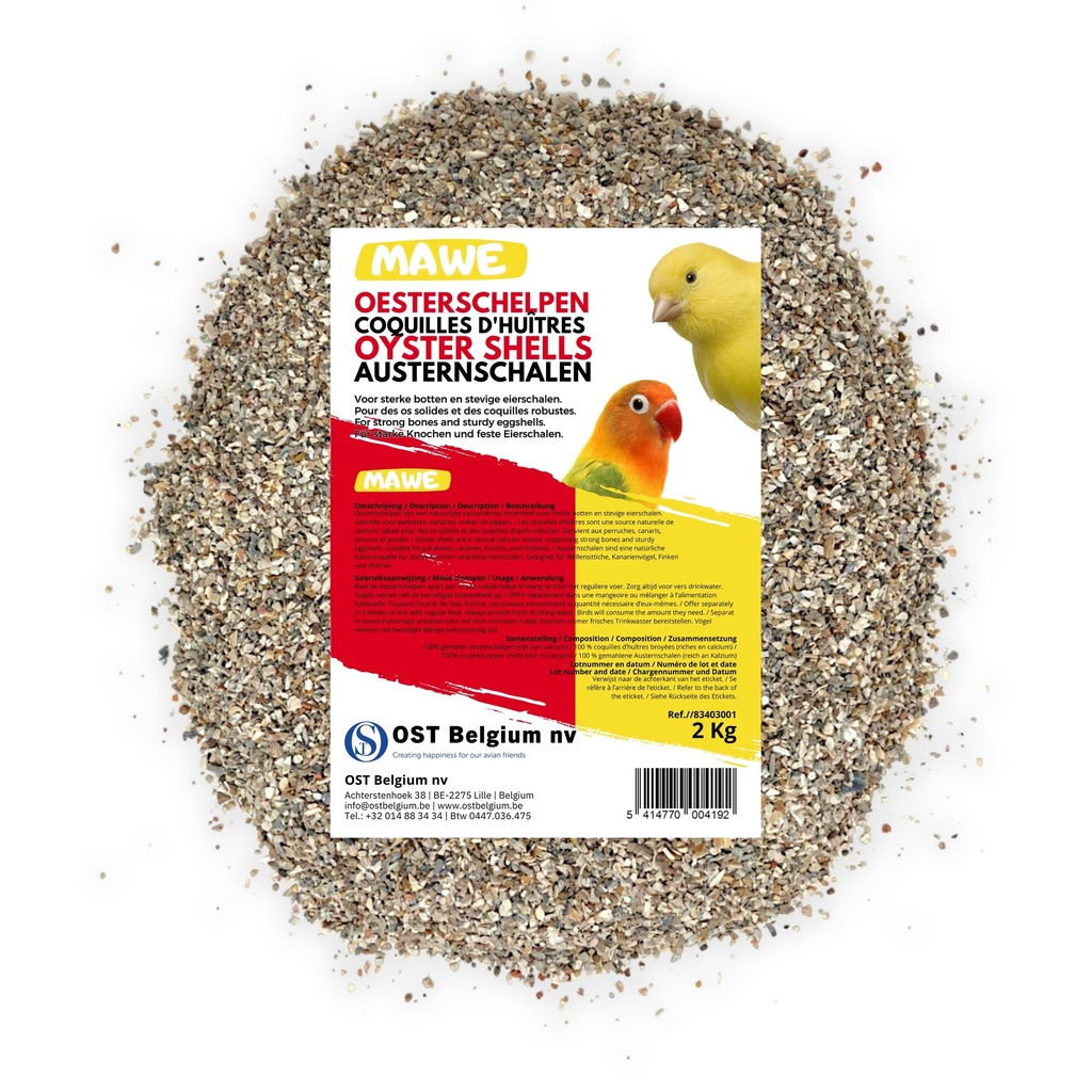 [83403001] Muszle ostryg 2 Kg