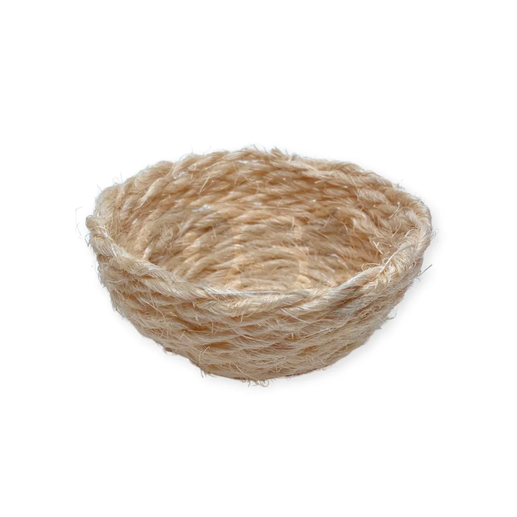 [86112291] Nid garni sisal - 9 cm (10 pièces)