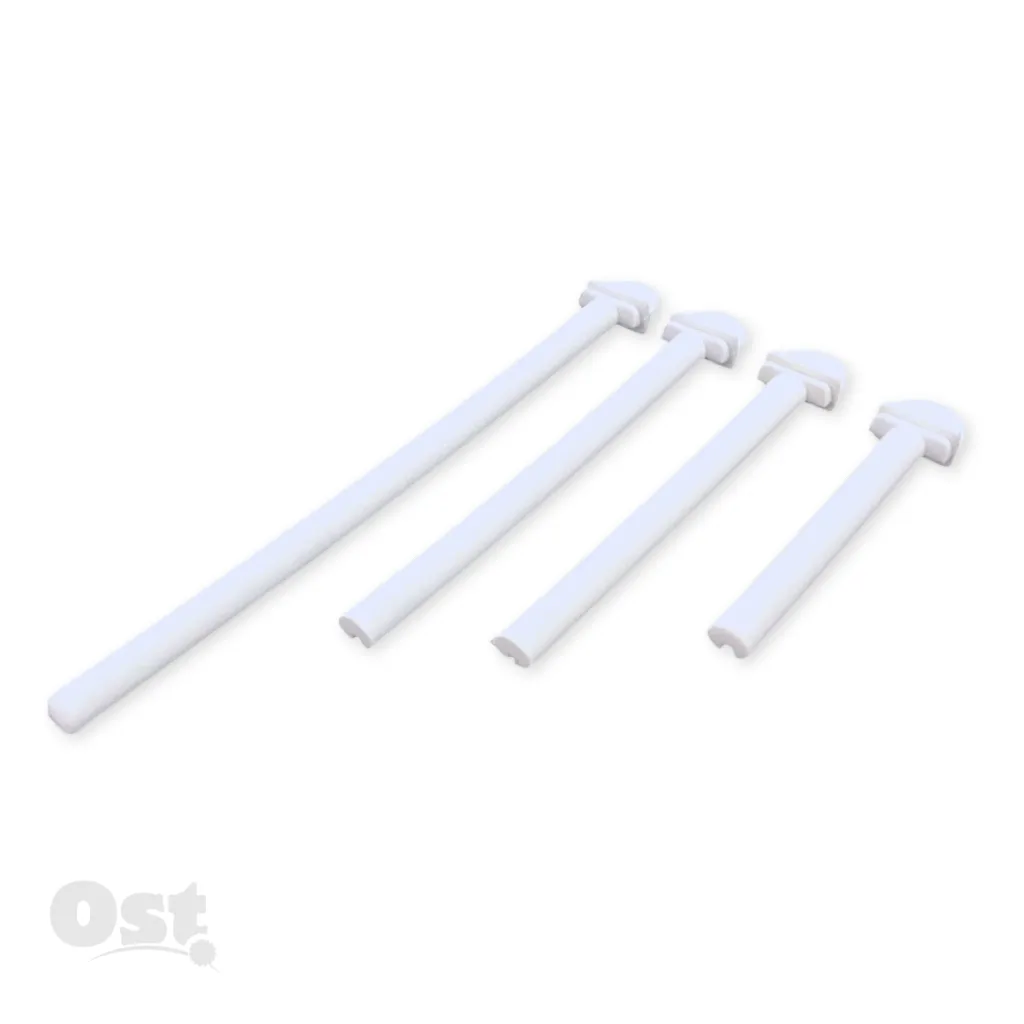 [88635232] Plastic perch - 10 cm (White)