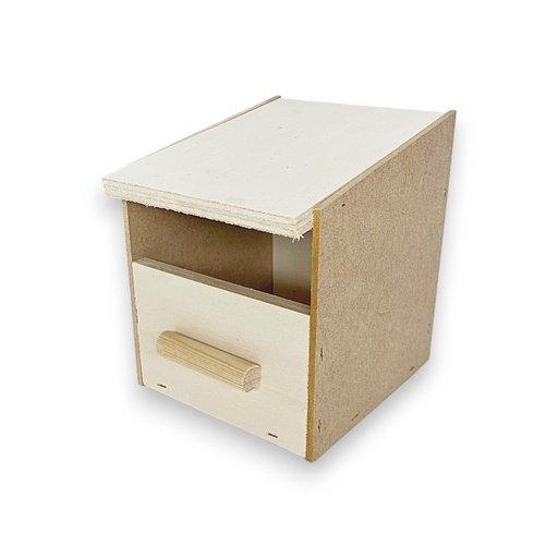 [87112021] Exotic nest box small no.2 DxWxH 11.5x10.5x13 (11) cm
