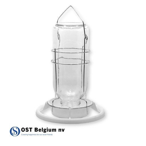 [88315011] Mijnlamp met glazen fles